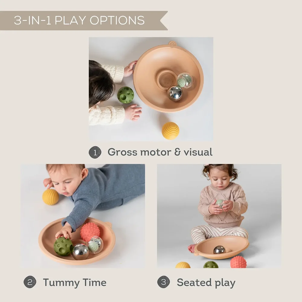 Tummy time action tray Tummy time action tray