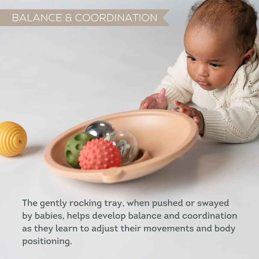 Tummy time action tray Tummy time action tray