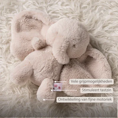 Knuffel olifant zand Fanfan