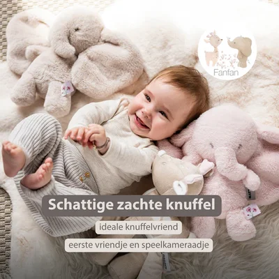 Knuffel olifant zand Fanfan