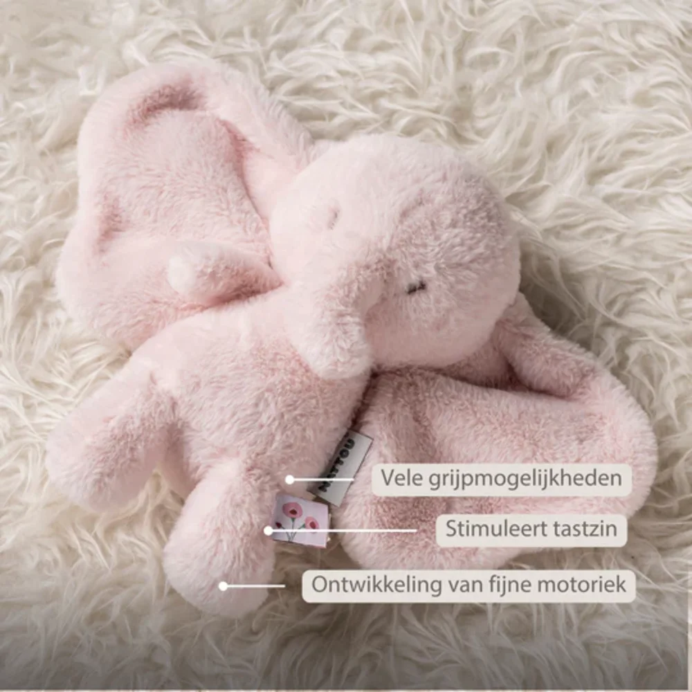 Knuffel olifant roze Fanfan