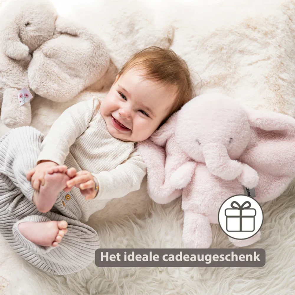 Knuffel olifant roze Fanfan