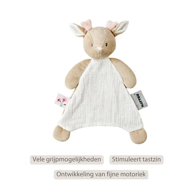 Mini doudou Hertje FanFan Beige Mini doudou Hertje FanFan Beige