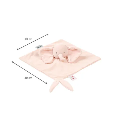 Doudou olifant corduroy roze Fanfan