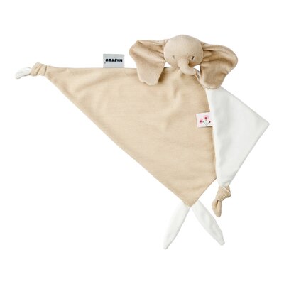 Maxi-doudou olifant corduroy zand Fanfan