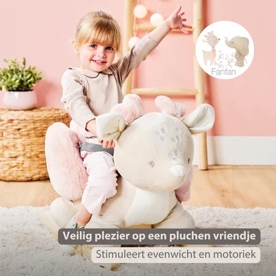 Schommelpaard Fanfan hinde Beige Schommelpaard Fanfan hinde Beige