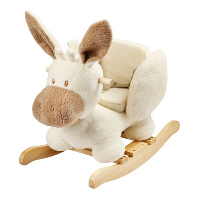 Teddy schommelpaard ezel ecru Teddy Teddy schommelpaard ezel ecru Teddy