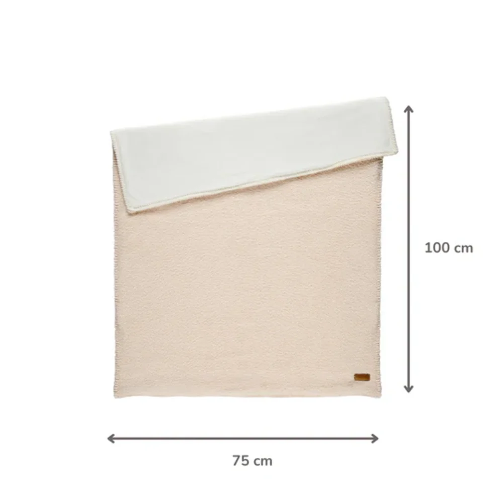 Supersoft deken ecru Teddy