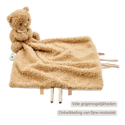 Doudou knuffel beer 27x27cm Teddy