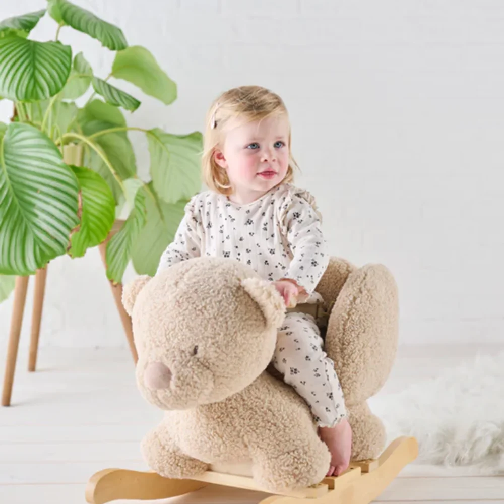 Schommelpaard Teddy beer Beige Schommelpaard Teddy beer Beige