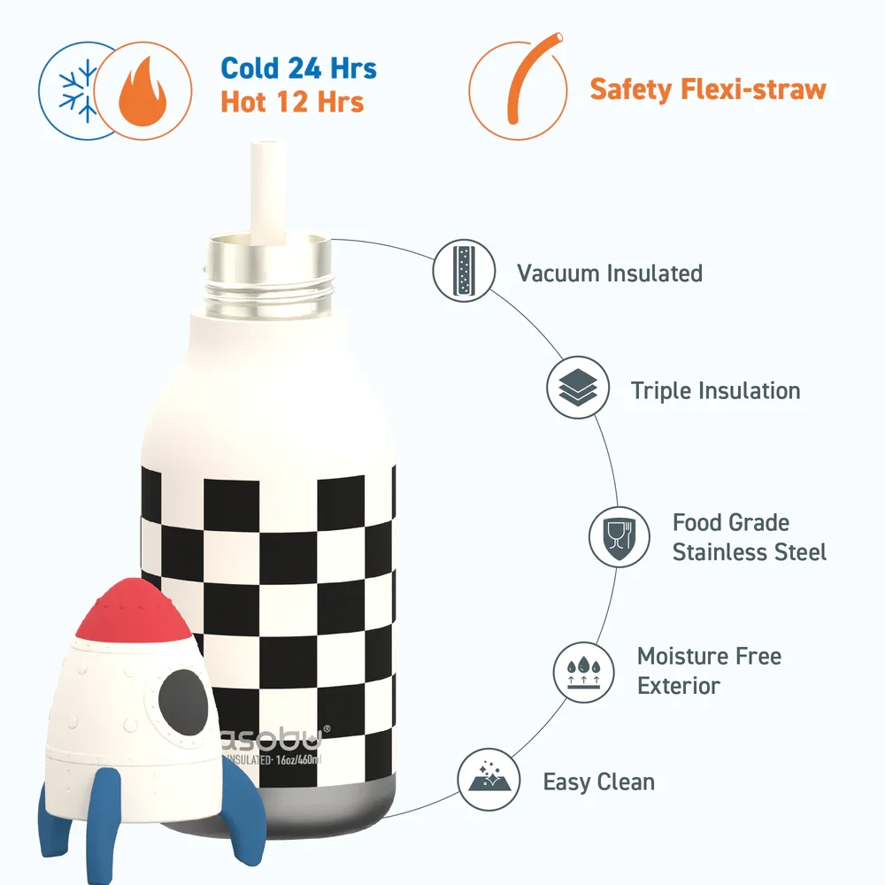 Bestie Drinkfles 475ml Rocket