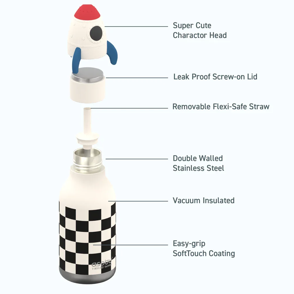 Bestie Drinkfles 475ml Rocket