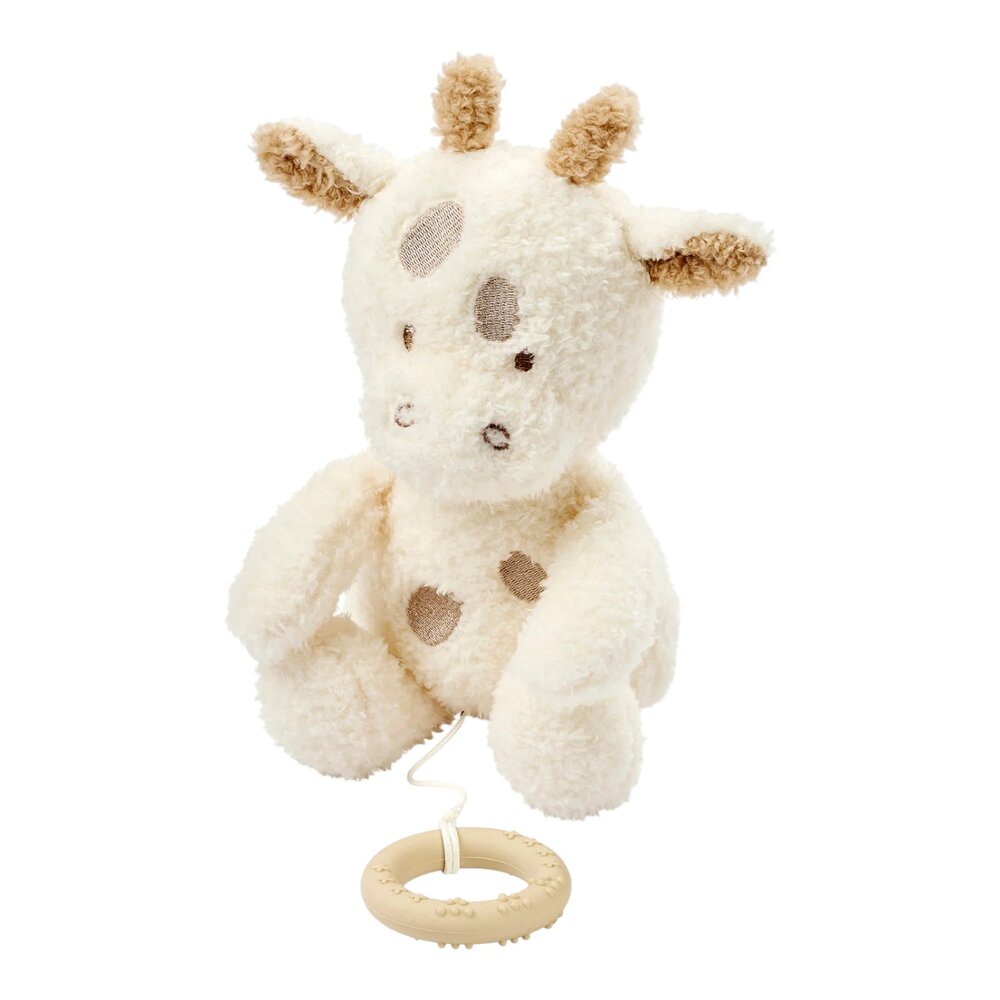 Babygiraf muziektrekker Teddy