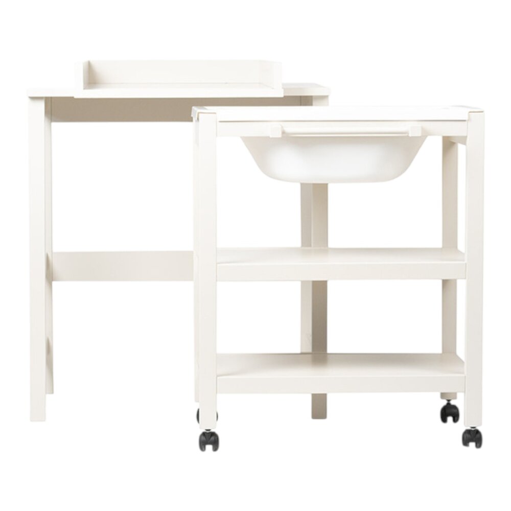 Luiertafel + bad Lola Dune beige Luiertafel + bad Lola Dune beige