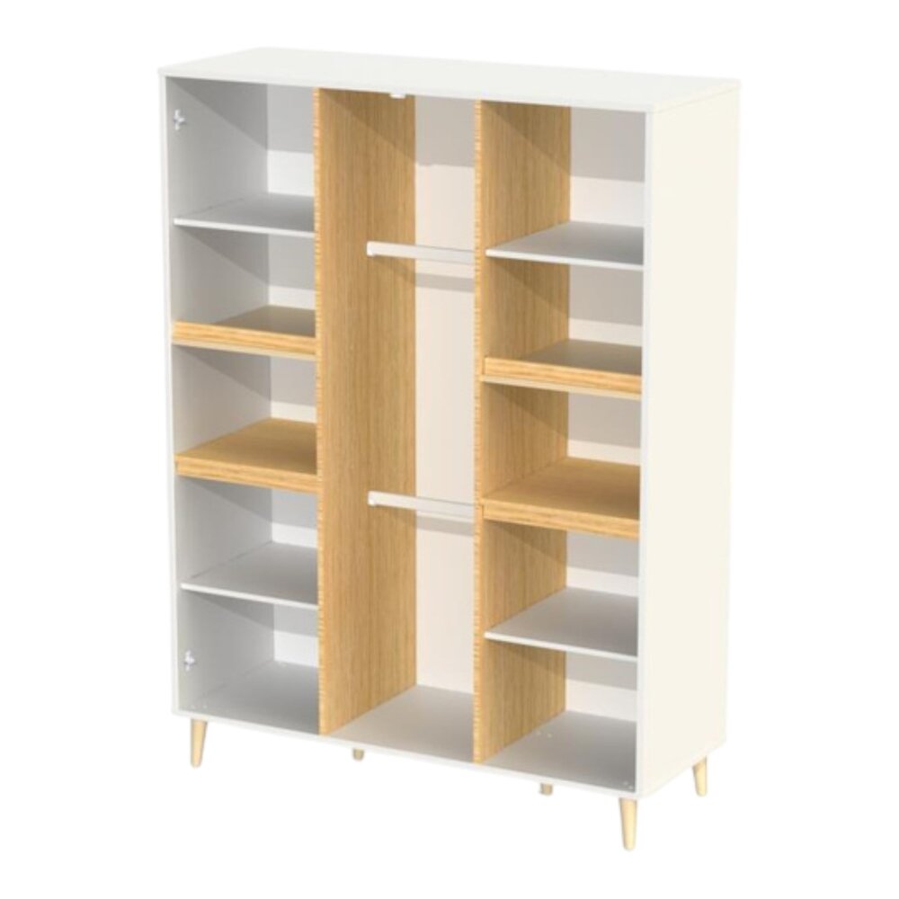 Kast Boho 5-Deuren White Kast Boho 5-Deuren White