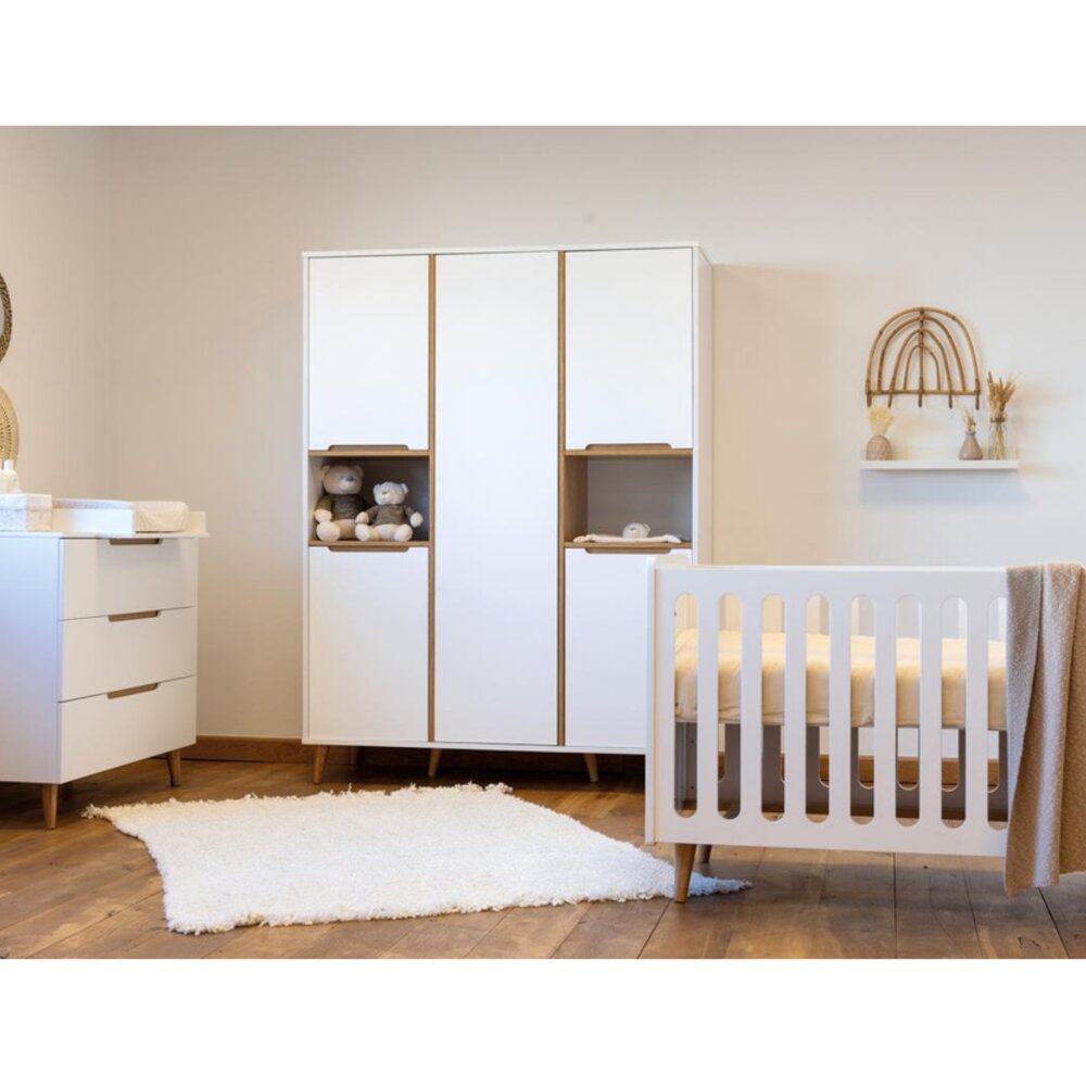 Kast Boho 5-Deuren White Kast Boho 5-Deuren White