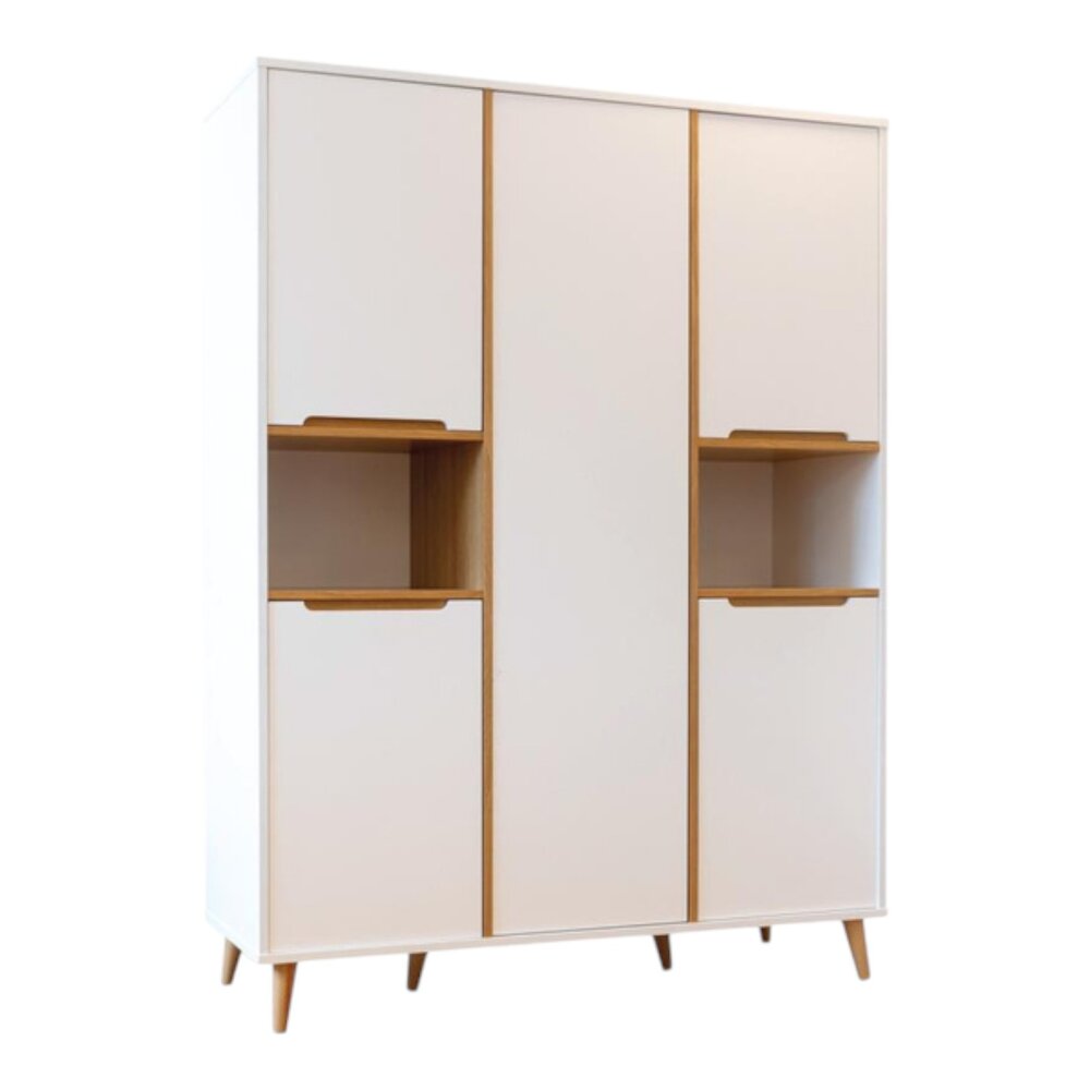 Kast Boho 5-Deuren White Kast Boho 5-Deuren White