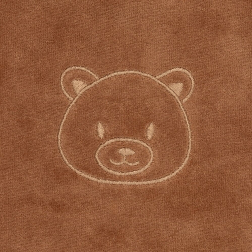 Velour Baby Pyjama Beaver Fur Velour Baby Pyjama Beaver Fur