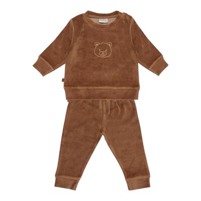 Velour Baby Pyjama Beaver Fur Velour Baby Pyjama Beaver Fur