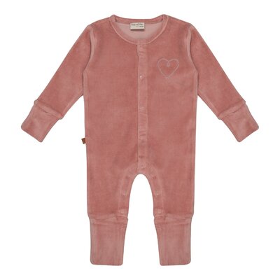 Velour Baby Onesie Zephyr