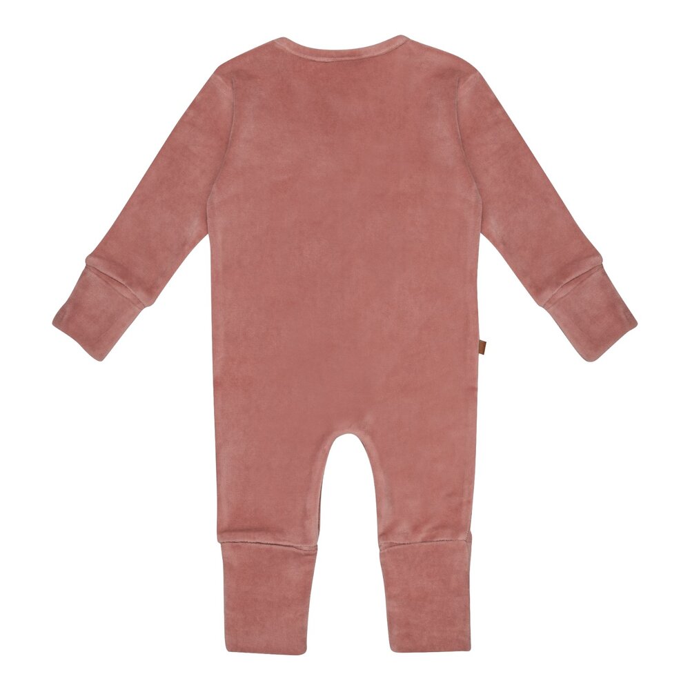 Velour Baby Onesie Zephyr