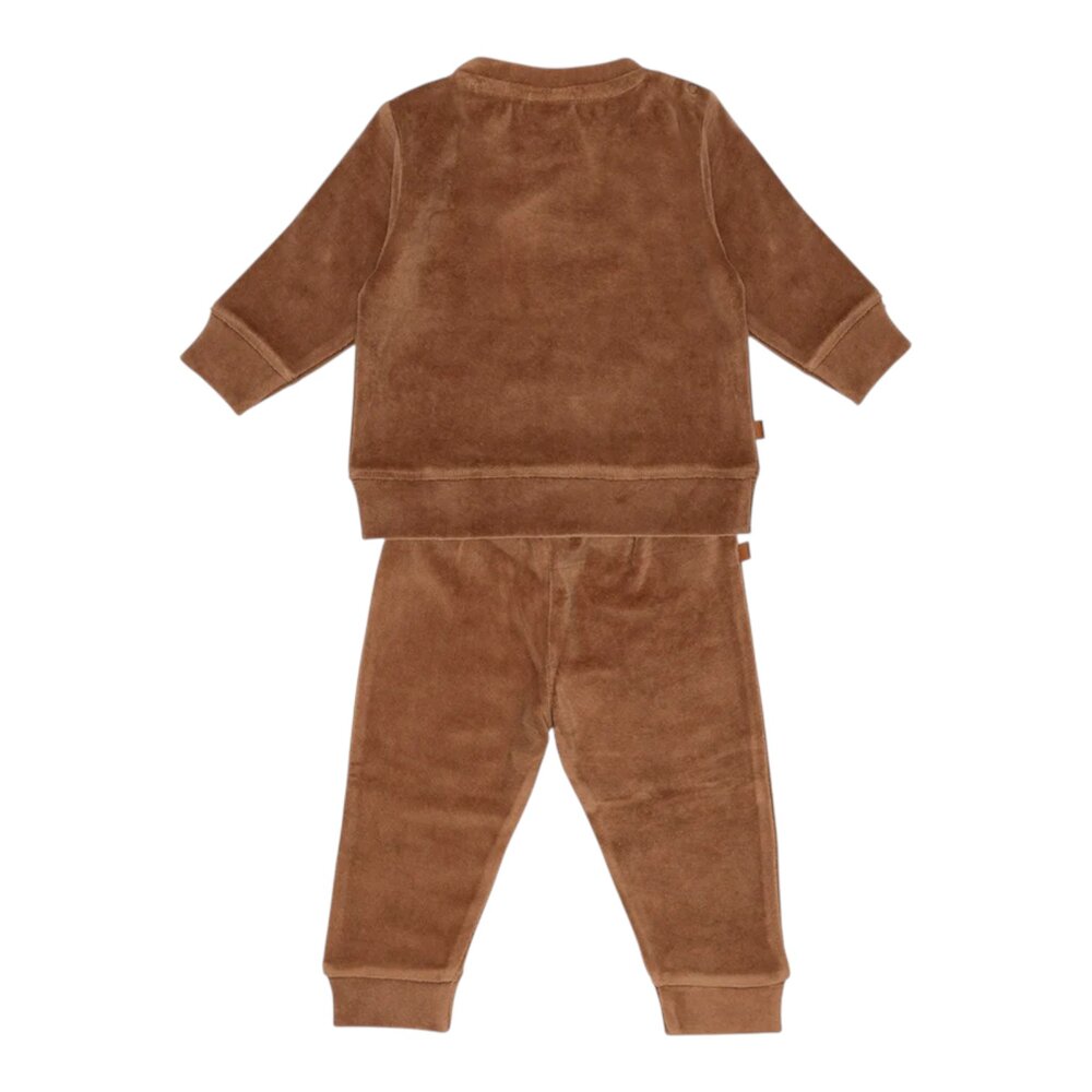 Velour Baby Pyjama Beaver Fur Velour Baby Pyjama Beaver Fur