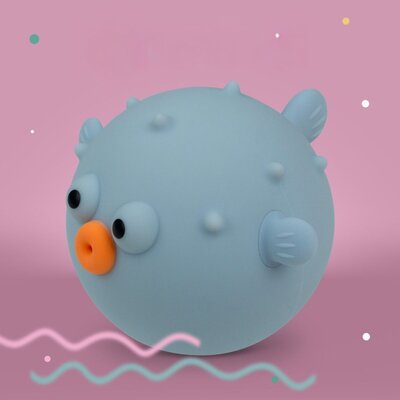 Led lamp - Blow fish Blue