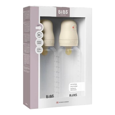 Bibs Zuigfles Duopack 270ml Complete Set Ivory Bibs Zuigfles Duopack 270ml Complete Set Ivory