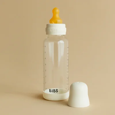 Bibs Zuigfles Glas 240ml Complete Set Sage Bibs Zuigfles Glas 240ml Complete Set Sage