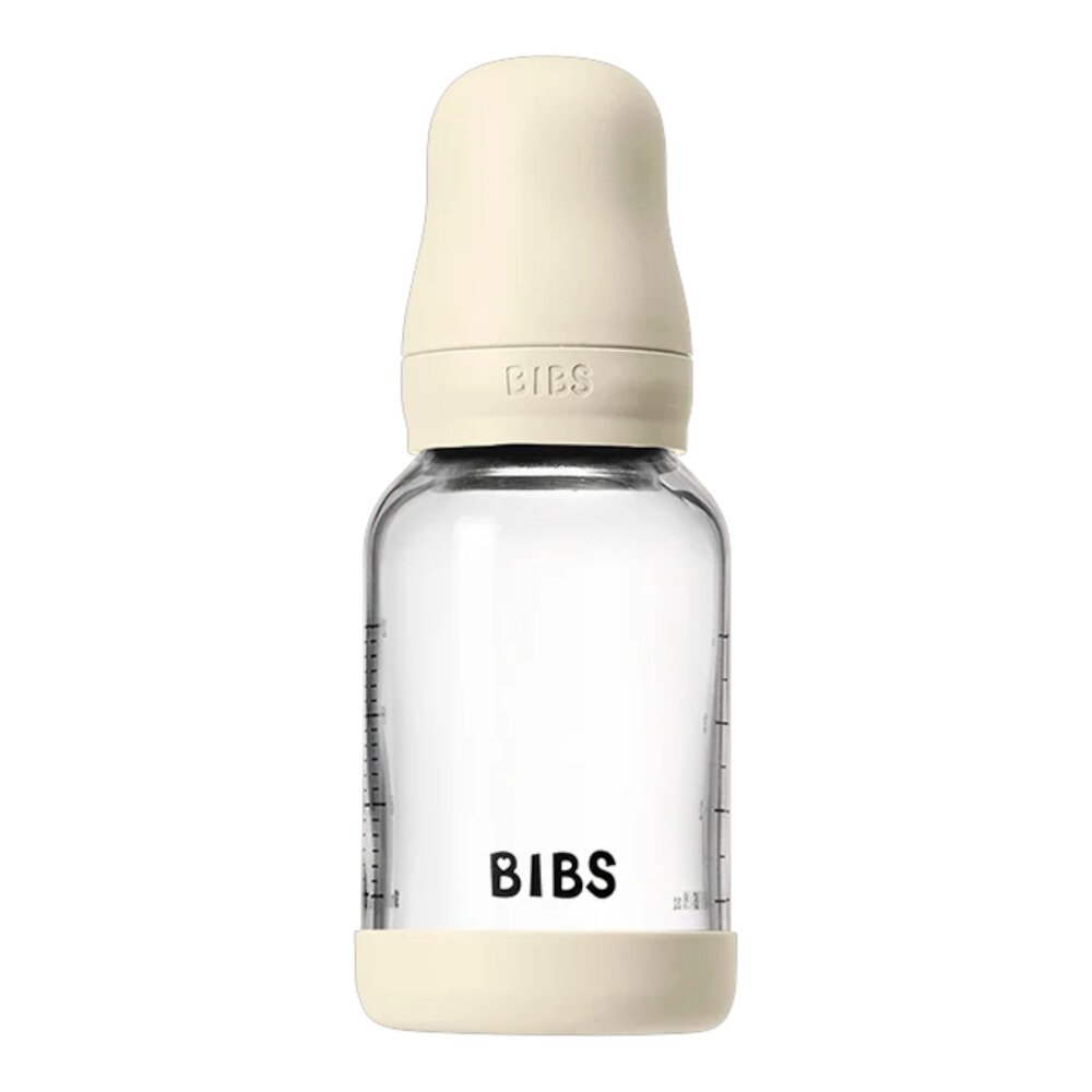 Bibs Zuigfles Glas 120ml Complete Set Ivory Bibs Zuigfles Glas 120ml Complete Set Ivory