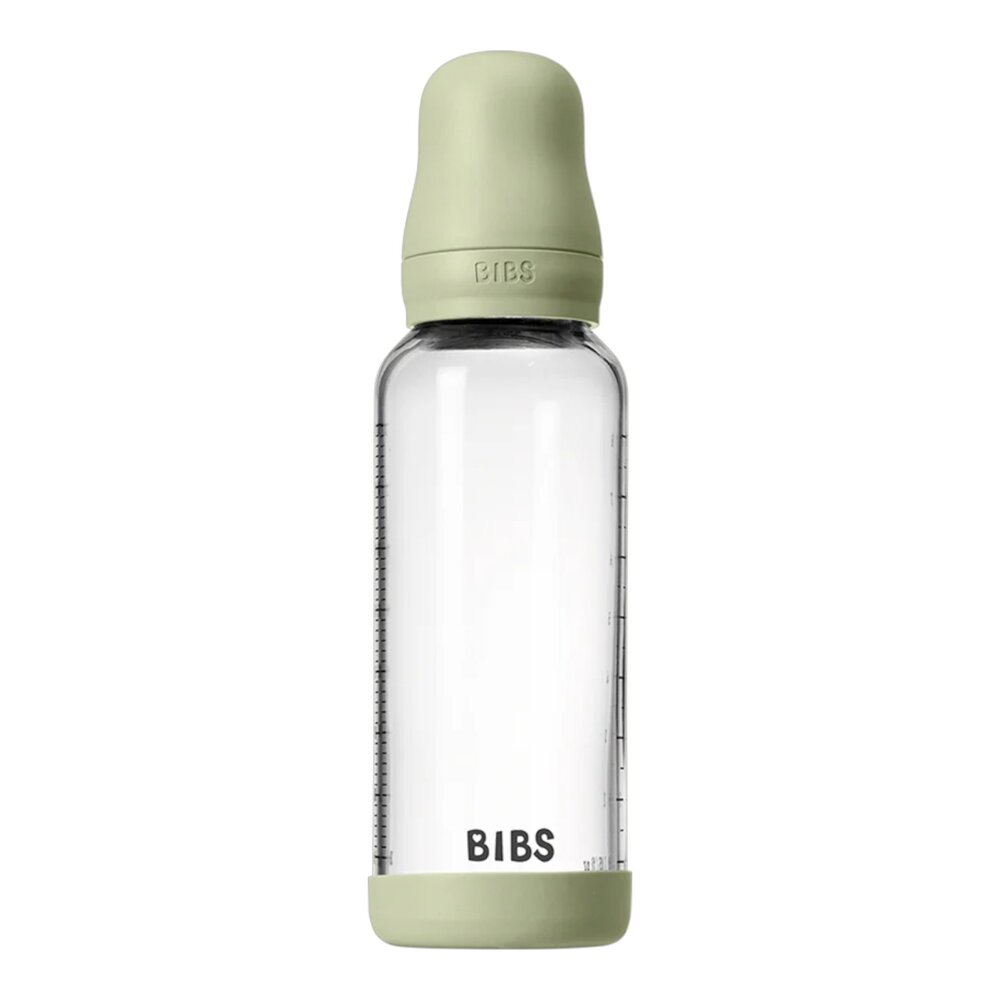 Bibs Zuigfles Glas 240ml Complete Set Sage Bibs Zuigfles Glas 240ml Complete Set Sage
