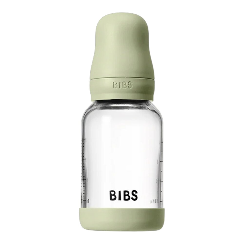 Bibs Zuigfles Glas 120ml Complete Set Sage Bibs Zuigfles Glas 120ml Complete Set Sage