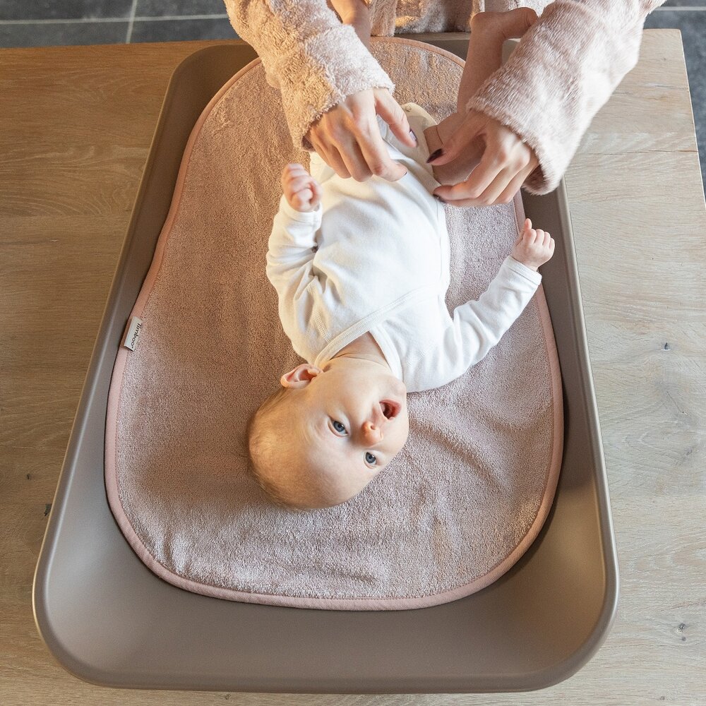 Verzorgingskussen handdoek 65x45cm Misty Rose Verzorgingskussen handdoek 65x45cm Misty Rose