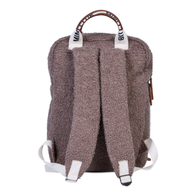 Rugzak kids Mini Club - Signature canvas Teddy zacht bruin