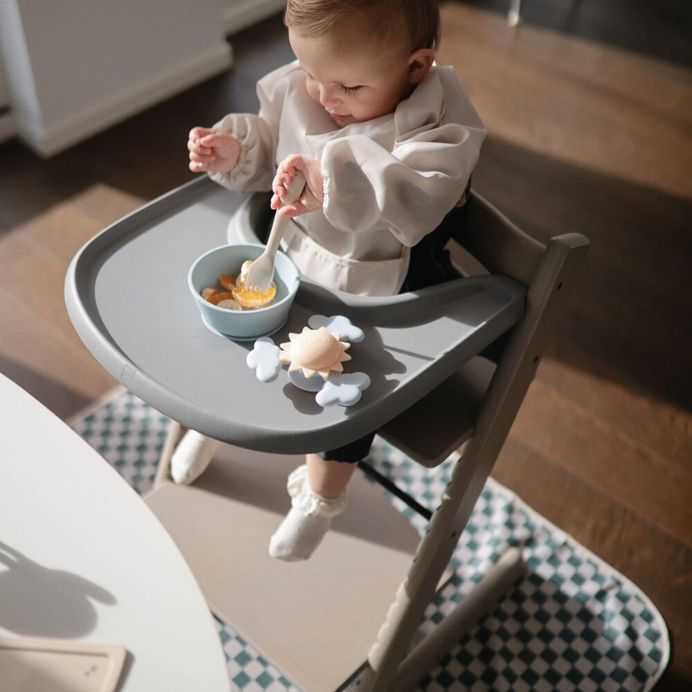 Splat mat Olive check Splat mat Olive check