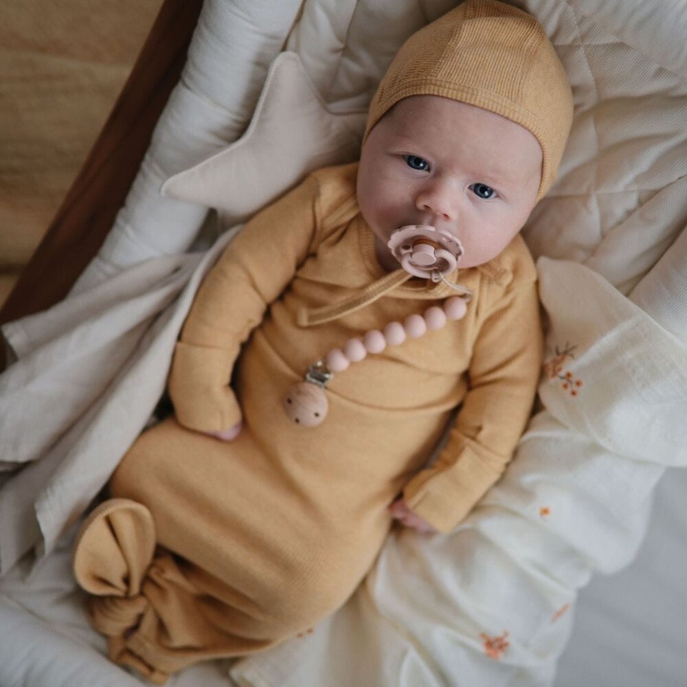 Knooppakje Mustard melange Knooppakje Mustard melange