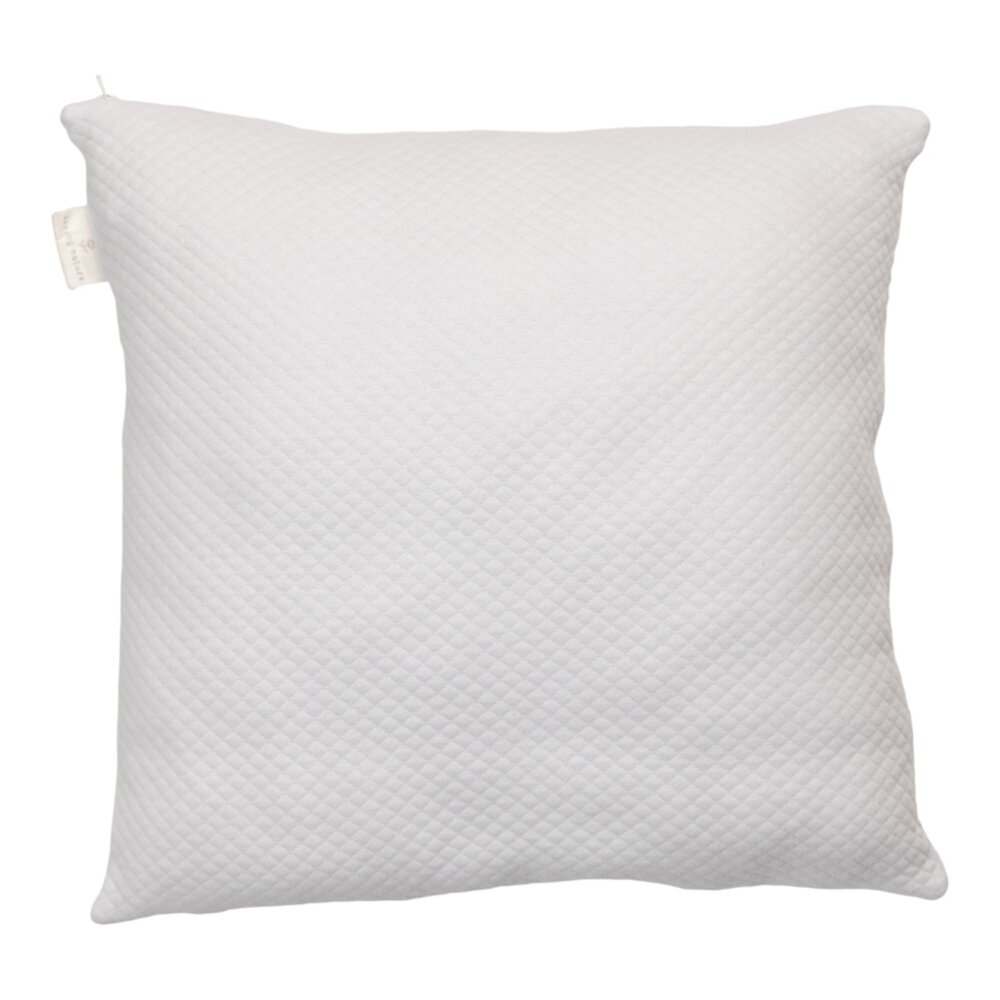 Kussen Olivia losange 40x40 cm incl. vulling Wit