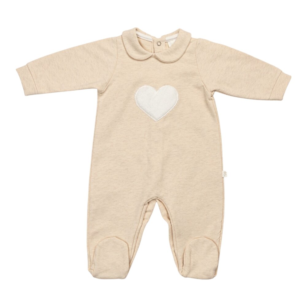 Babypakje Astrid teddy hart naturel Babypakje Astrid teddy hart naturel