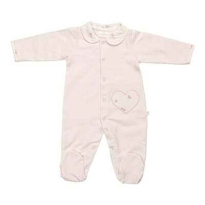 Babypakje Margot birdy hart Roze Babypakje Margot birdy hart Roze