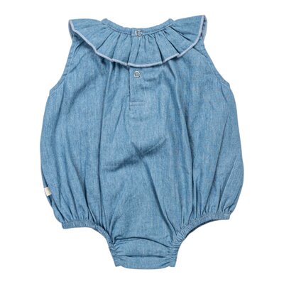 Baby romper jeans Alixe Blauw Baby romper jeans Alixe Blauw