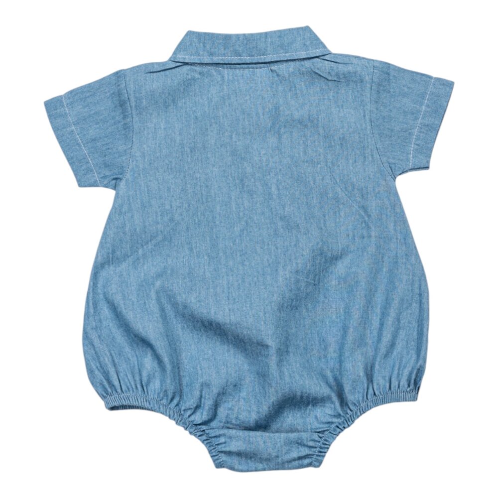 Baby romper jeans Julien Blauw Baby romper jeans Julien Blauw