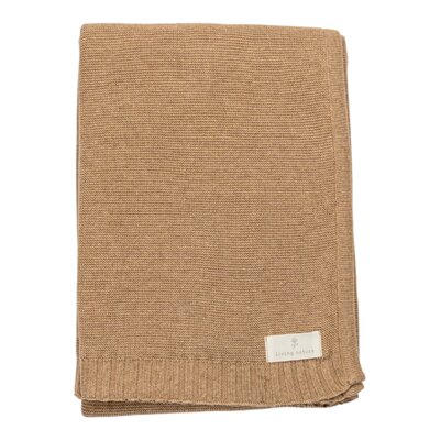 Deken gebreid Dries 130x175 cm Chocolat Deken gebreid Dries 130x175 cm Chocolat
