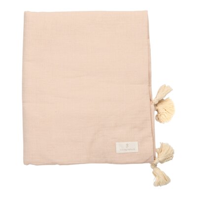 Deken Doris tetra/interlock rose 65x95 cm + flosh Roze Deken Doris tetra/interlock rose 65x95 cm + flosh Roze