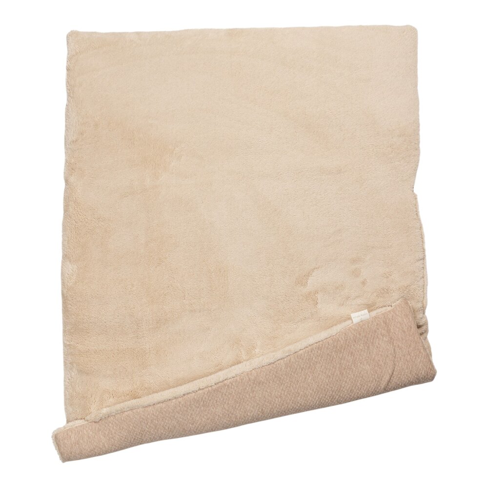 Parklegger Cosy Collectie voorkant loange beige-achterkant teddy, beide zijden te gebruiken 95x75cm Beige Parklegger Cosy Collectie voorkant loange beige-achterkant teddy, beide zijden te gebruiken 95x75cm Beige