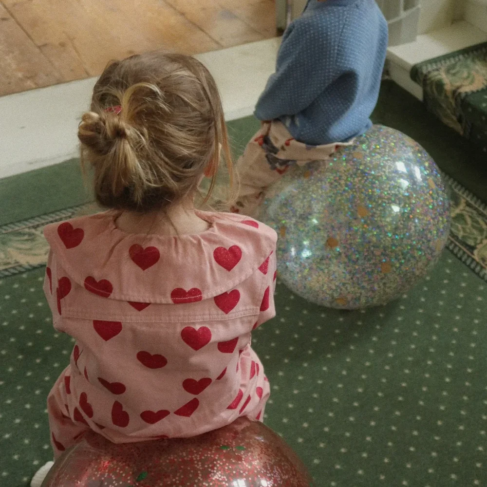 Glitter springbal lemon Glitter springbal lemon