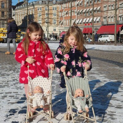 Poppenbuggy cheeky smoke pine chec Poppenbuggy cheeky smoke pine chec