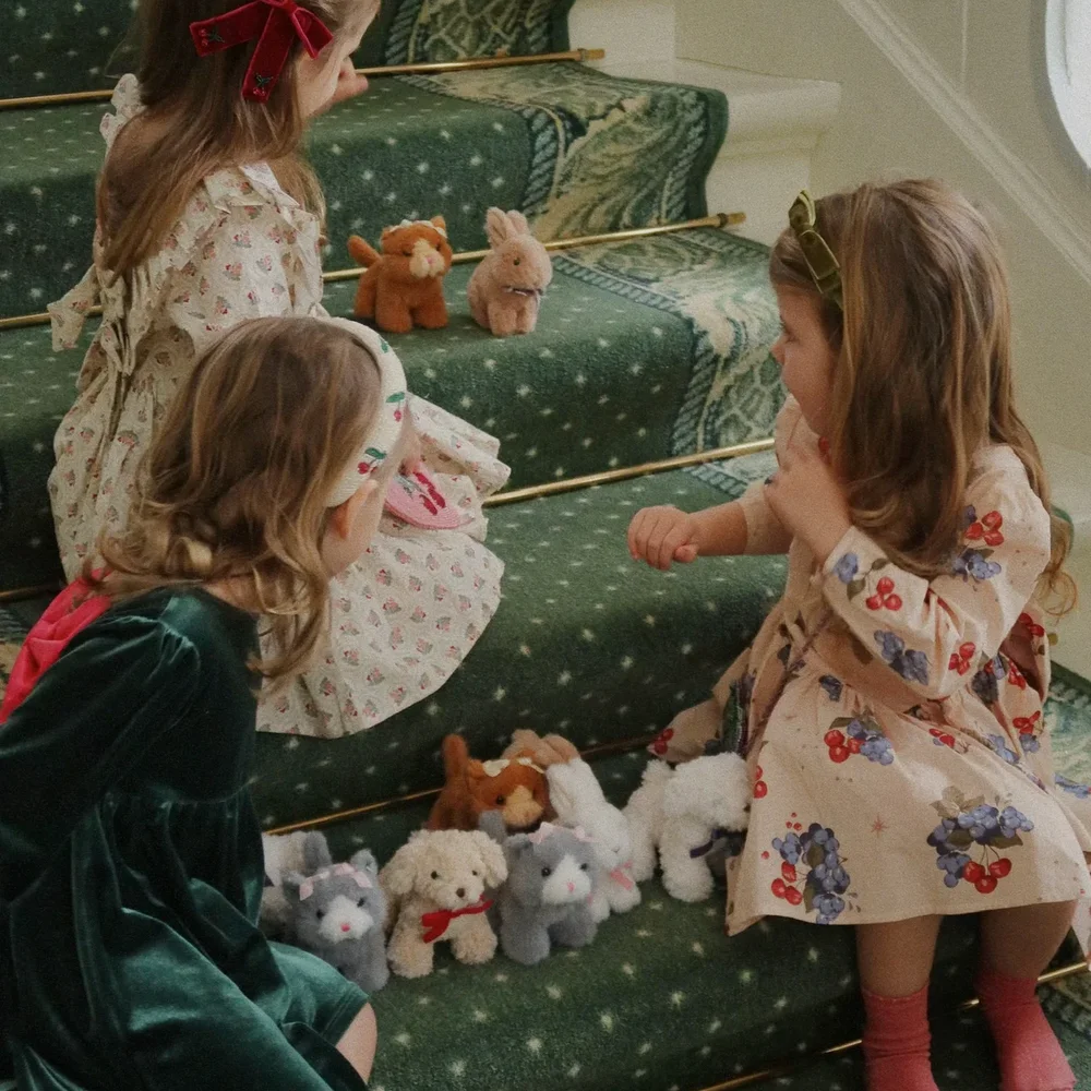 Baby knuffeldiertje Poesje bruin