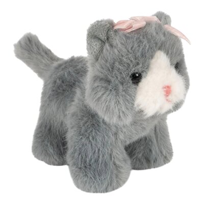 Baby knuffeldiertje Poesje grijs