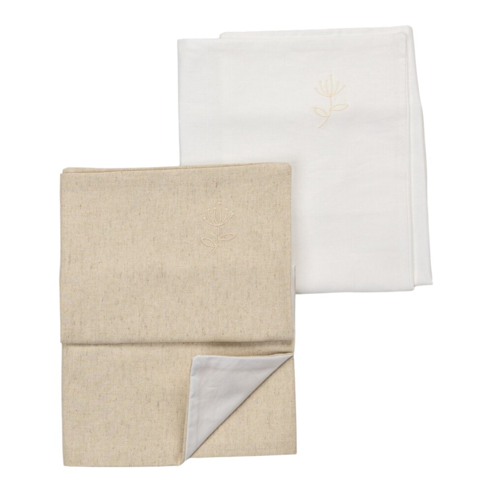 Donsovertrek linnen 100x135 cm Beige Donsovertrek linnen 100x135 cm Beige