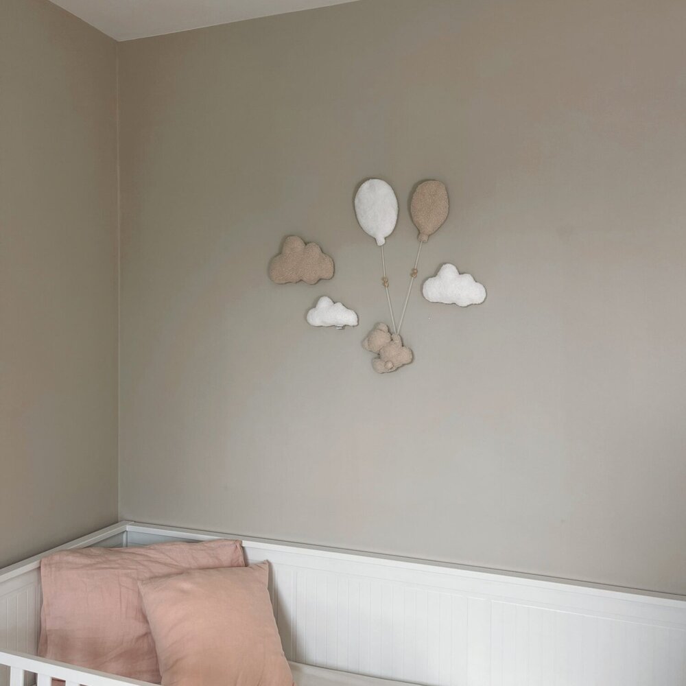 Teddy bouclé wall deco big